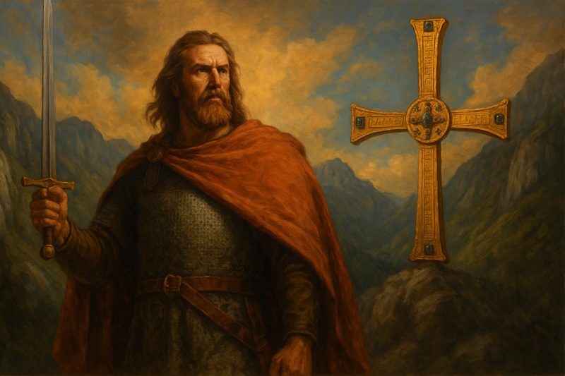 Pelayo y la Cruz de la Victoria